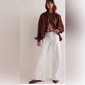We The Free Libra Wide Leg Jeans, Optic White